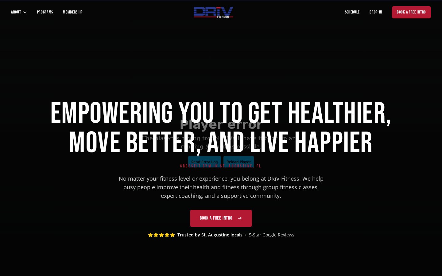 Driv Fitness — desktop screenshot